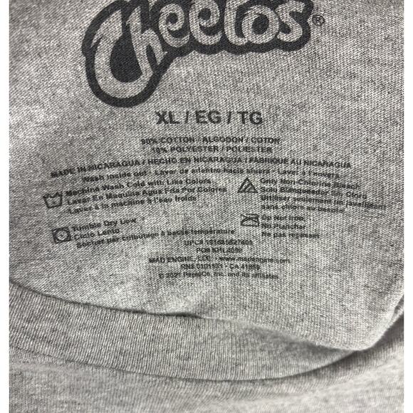 Cheetos Chester Cheetah Gray Graphic Tee Men’s XL - Picture 3 of 3
